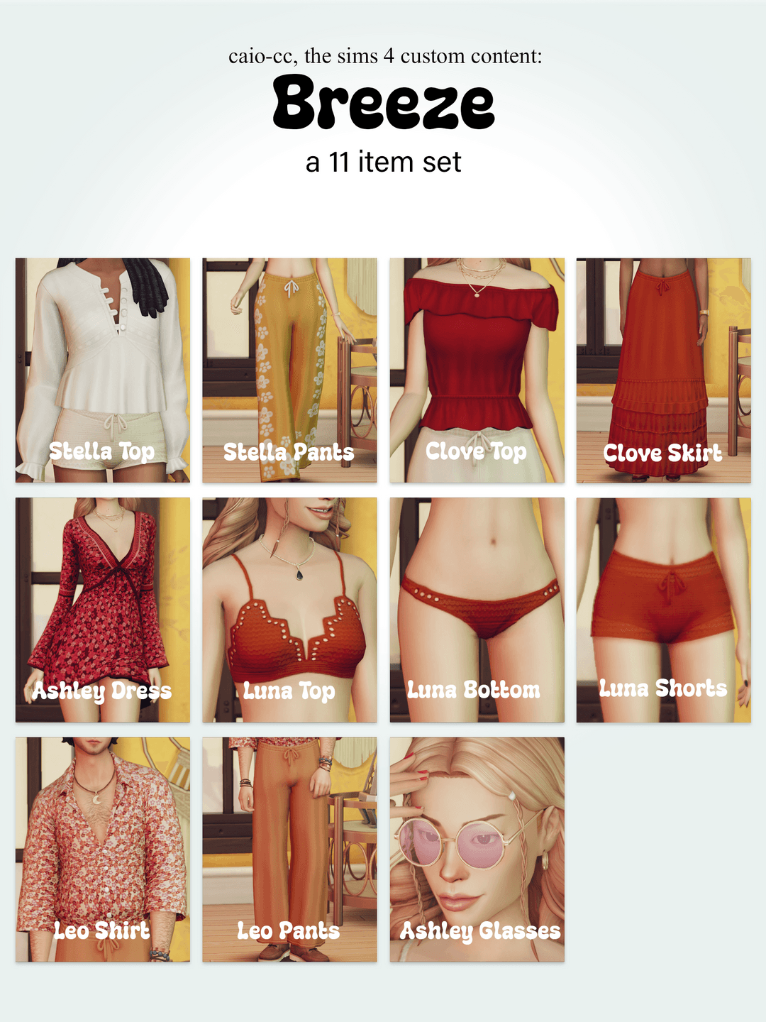 Галерея мода Сет одежды Breeze Set #1